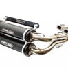 Image of Trinity Racing Black Full System Dual Exhaust For 2015-2023 RZR 1000 XP/XP4