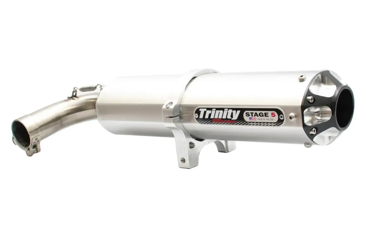 Image of Trinity Racing Brushed Slip-On Exhaust System For 2016-2023 YXZ 1000R/SS/SS SE