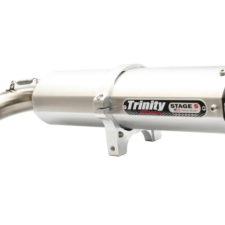 Image of Trinity Racing Brushed Slip-On Exhaust System For 2016-2023 YXZ 1000R/SS/SS SE