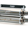 Image of Trinity Racing Stainless Stage 5 Dual Slip-On Exhaust For 2018-2022 RZR Turbo
