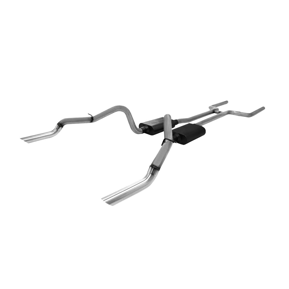 Image of Flowmaster American Thunder Crossmember-Back Exhaust For 1969 Camaro/Firebird V8