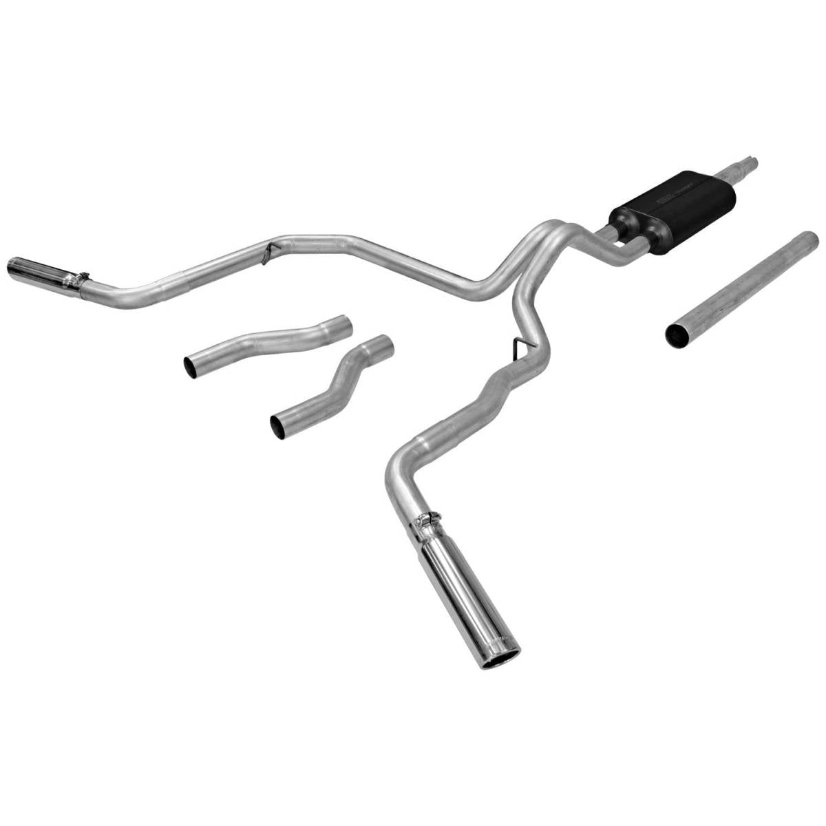 Image of Flowmaster American Thunder Cat-Back Exhaust For 1987-1996 Ford F-150 V6/V8