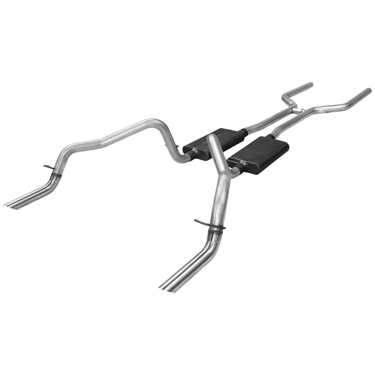 Image of Flowmaster American Thunder Crossmember-Back Exhaust For 70-74 Camaro/Firebird