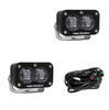 Image of Baja Designs 237801 S2 SAE LED Auxiliary Light Pod Pair - Clear - Universal