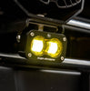 Image of Baja Designs 237801 S2 SAE LED Auxiliary Light Pod Pair - Clear - Universal