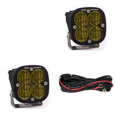 Image of Baja Designs 257815 Squadron SAE LED Wide Cornering Light Pods- Amber -Universal