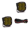 Image of Baja Designs 257815 Squadron SAE LED Wide Cornering Light Pods- Amber -Universal