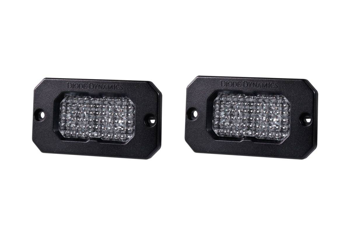Image of Diode Dynamics DD6428P Stage Series 2" SAE White Sport Flush Mount LED Pod (Pair)
