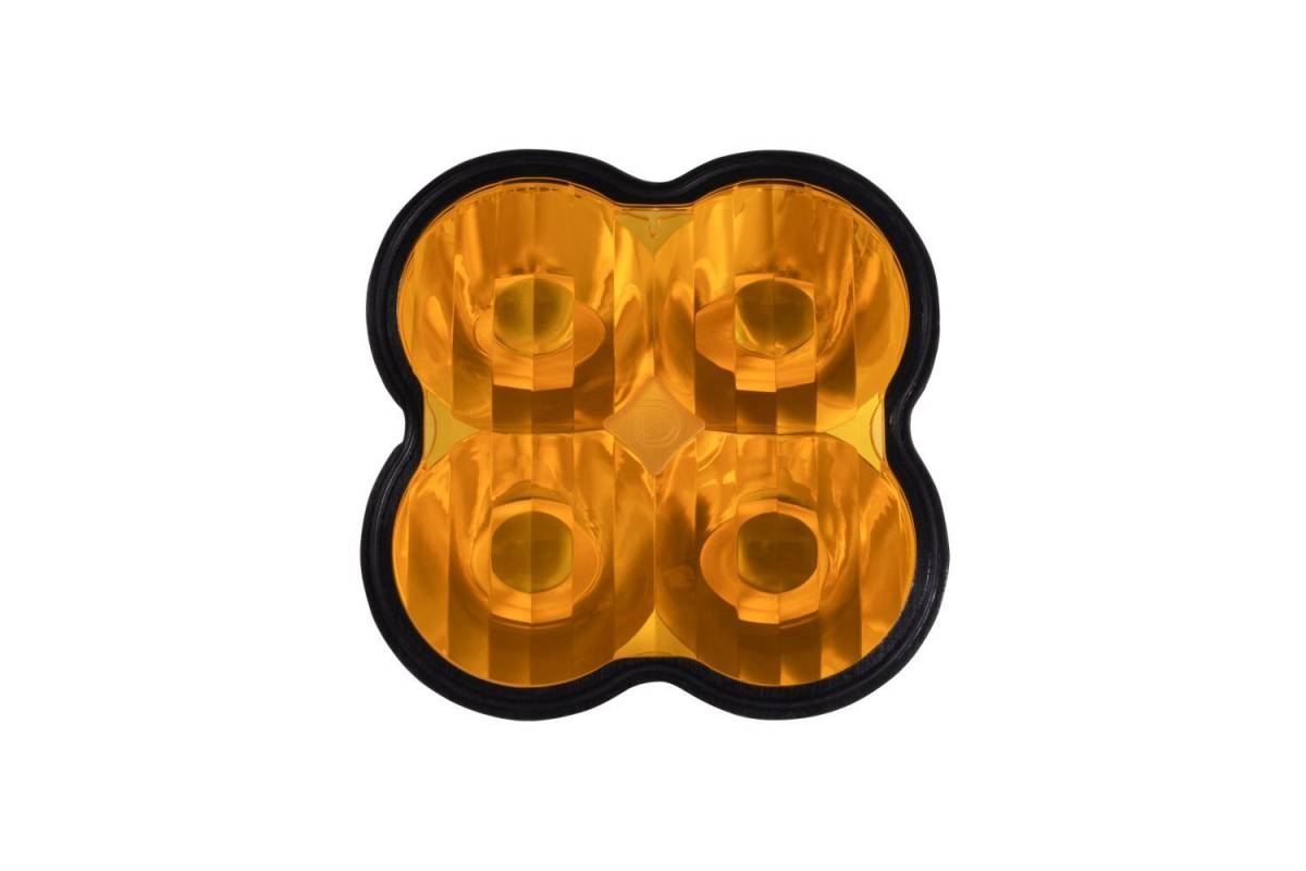 Image of Diode Dynamics DD7237 Yellow Lens For SS3 Pods (One) - 4000K Emitters