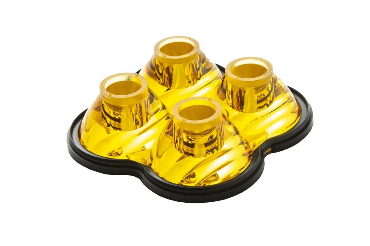 Image of Diode Dynamics DD6354 PC Fog Yellow Lens for SS3 Pods - 4000K Emitters (one)