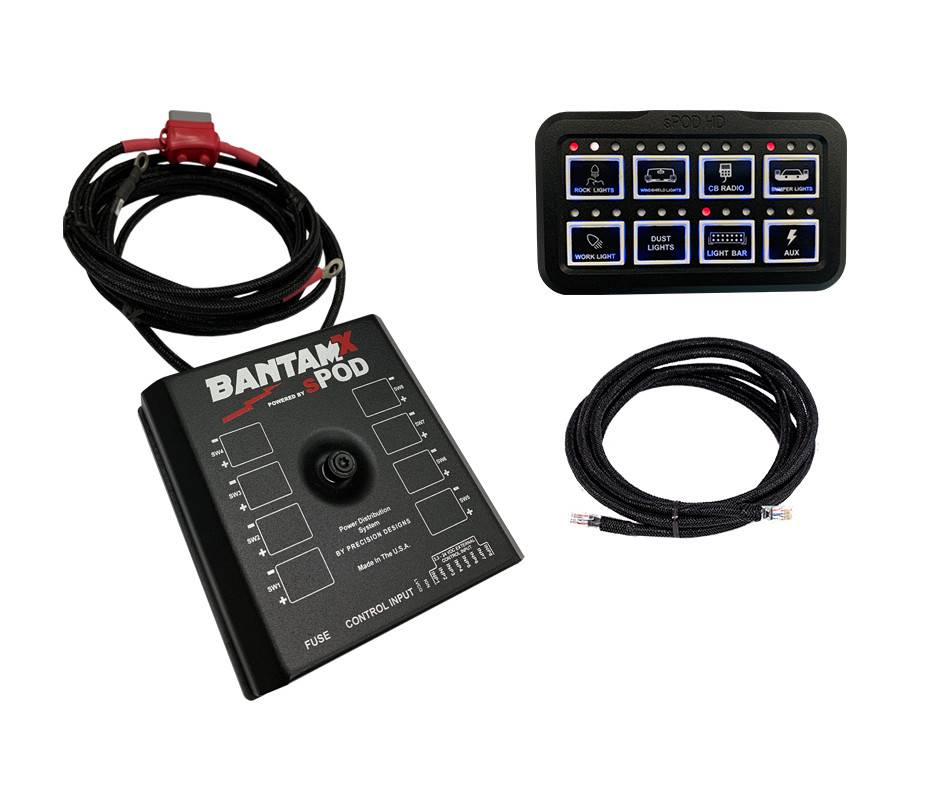 Image of sPOD BantamX HD Universal Programmable 8-Circuit Control Panel With 36" Cable