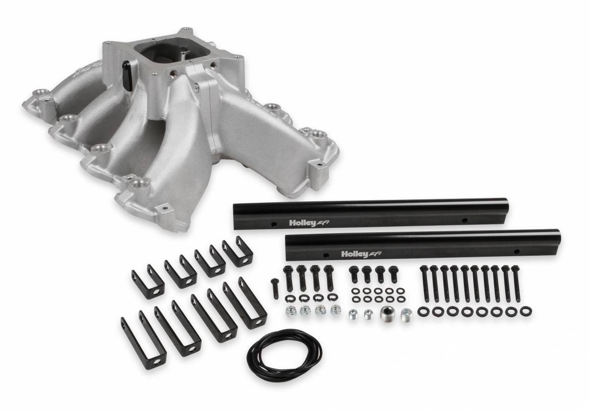 Image of Holley 300-255 Single Plane EFI Split-Design Race Intake Manifold GM LS1/LS2/LS6