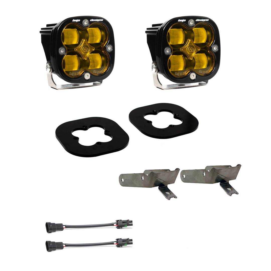 Image of Baja Designs 447731 Squadron SAE Fog Pocket Light Kit For 11-16 Ford F-250/F-350