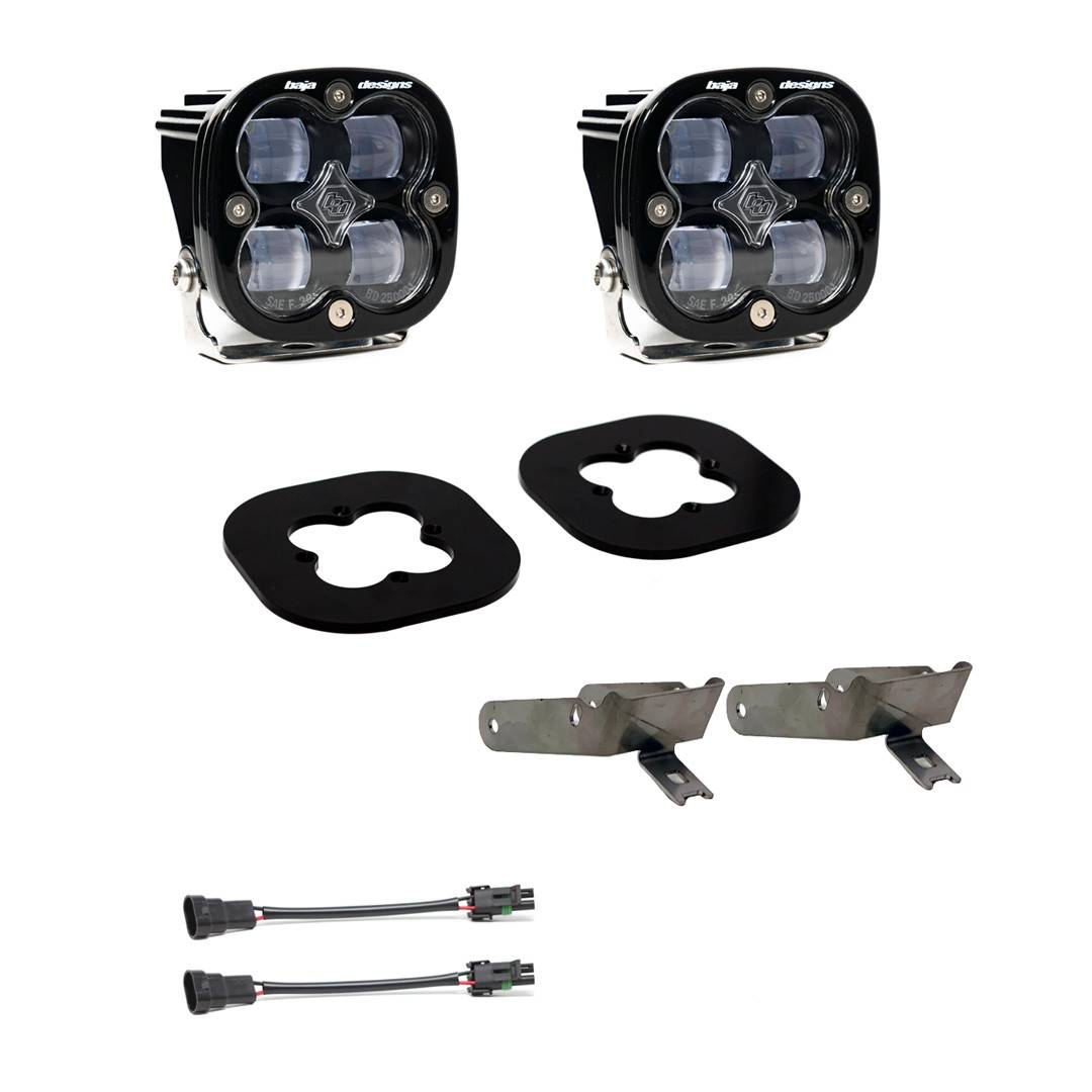 Image of Baja Designs 447730 Squadron SAE Fog Pocket Light Kit For 11-16 Ford F-250/F-350