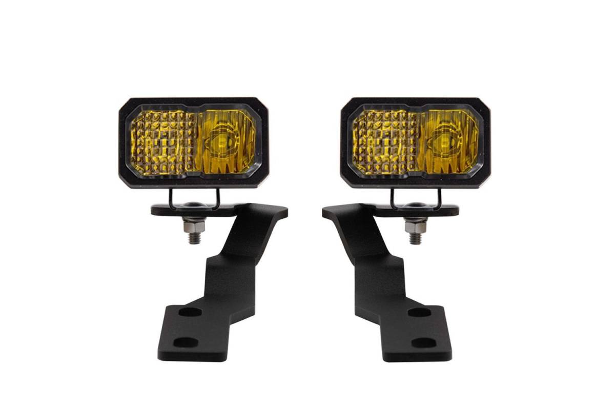 Image of Diode Dynamics SS2 Pro Yellow Combo Ditch Light Kit for 2016-2023 Toyota Tacoma