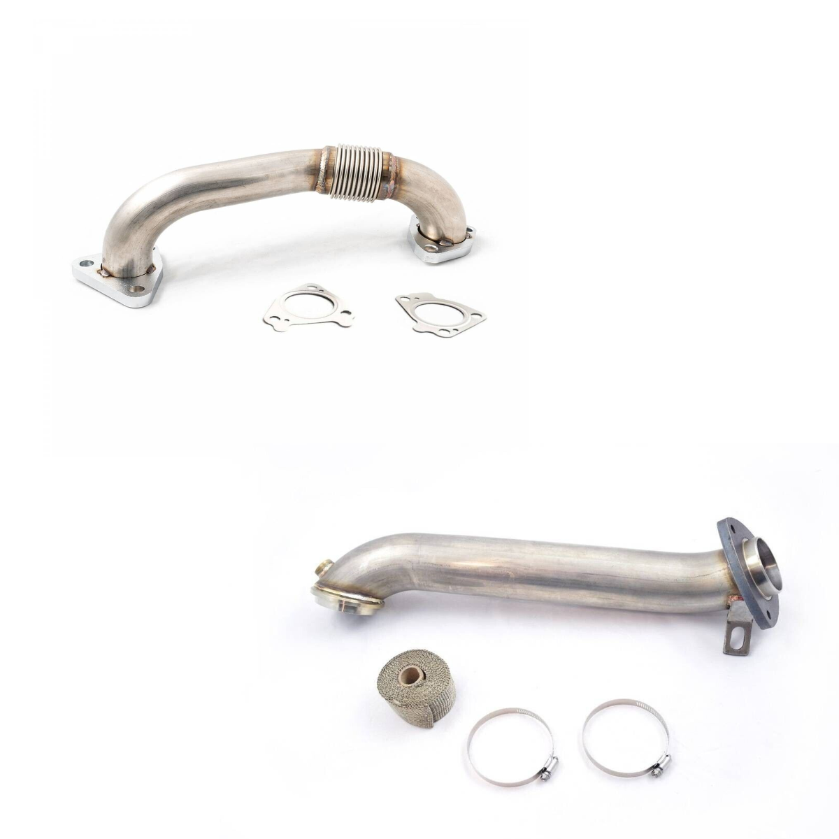 Image of Rudy's HD Driver Side Up Pipe W/Turbo Pipe 15.5-16 GM 2500/3500 6.6L LML Diesel