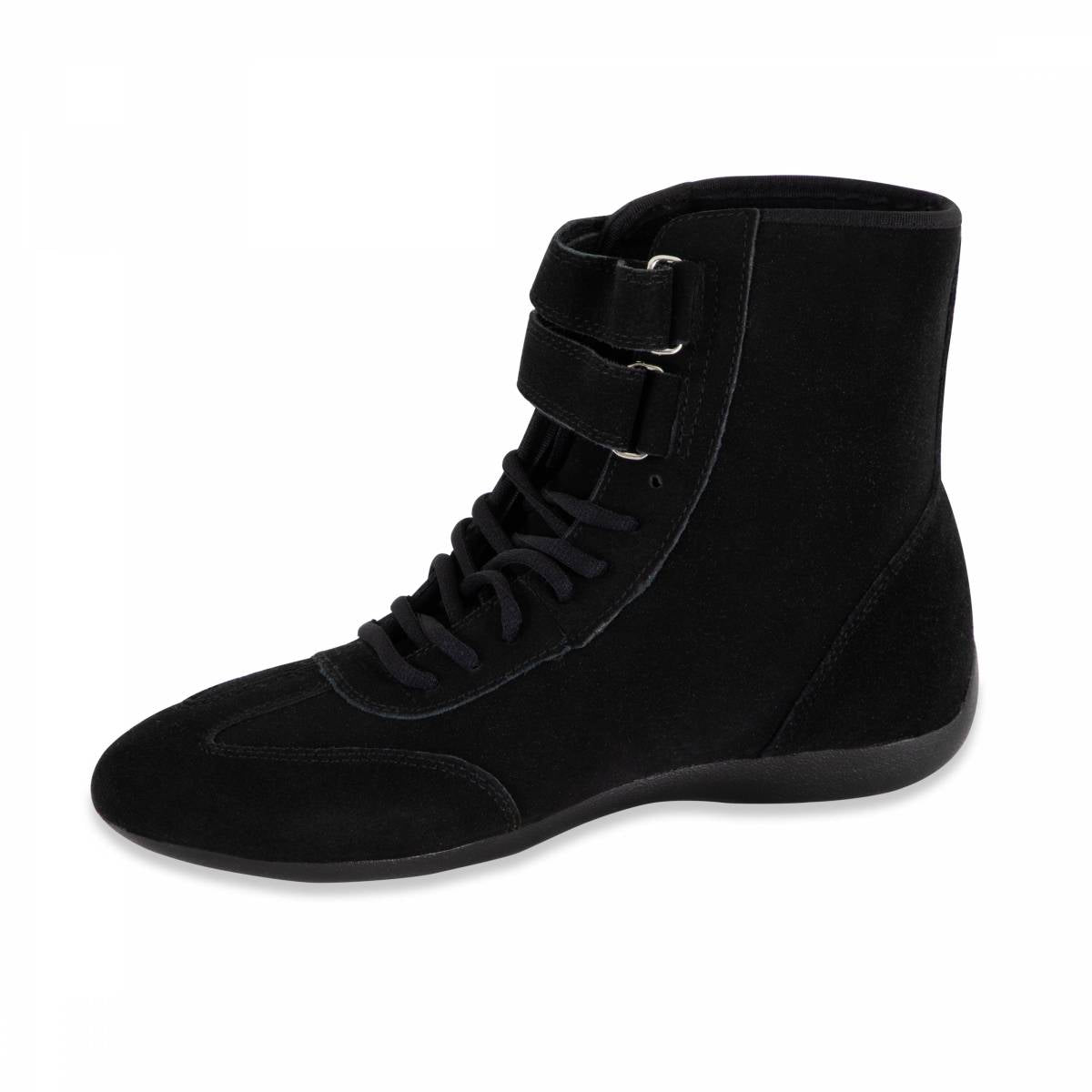 Image of Simpson SFI Approved Black Racing Hightop Shoes Polyurethane Sole, Posi-Grip