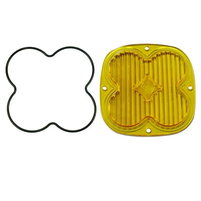 Image of Baja Designs XL Light Pod Lens Kit - Universal - Wide Cornering - Amber - O-Ring