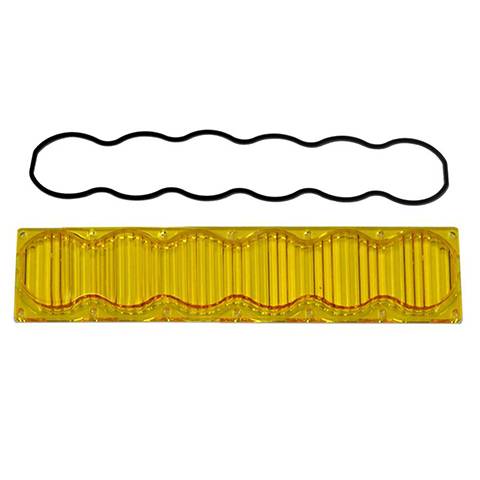 Image of Baja Designs OnX6 Light Bar Lens Kit- Universal- Wide Cornering - Amber - O-Ring