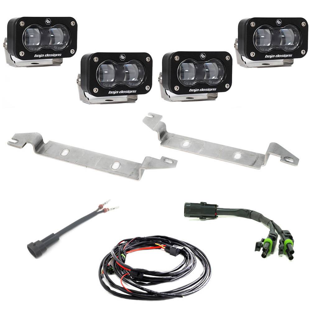 Image of Baja Designs S2 SAE OEM Clear Fog Light Replacement Kit For 2023 Toyota Sequoia