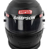 Image of Simpson Racing Speedway Shark Racing Helmet Matte Black - 7 3/4 - DOT/SNELL