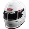 Image of Simpson Racing Speedway Shark Racing Helmet White - 7 3/8 - DOT/SNELL