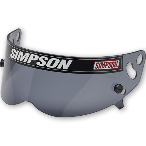 Image of Simpson Racing Helmet Replacement Shields - Smoke - Super Bandit, Drag Bandit