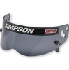Image of Simpson Racing Helmet Replacement Shields - Smoke - Super Bandit, Drag Bandit