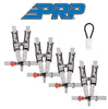Image of PRP (4) Gray 5-Point 3" Harness/Seat Belt Bypass Connector For Yamaha YXZ1000