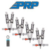 Image of PRP (4) Gray 5-Point 3" Harness/Seat Belt Bypass Connector For 15+ Polaris RZR
