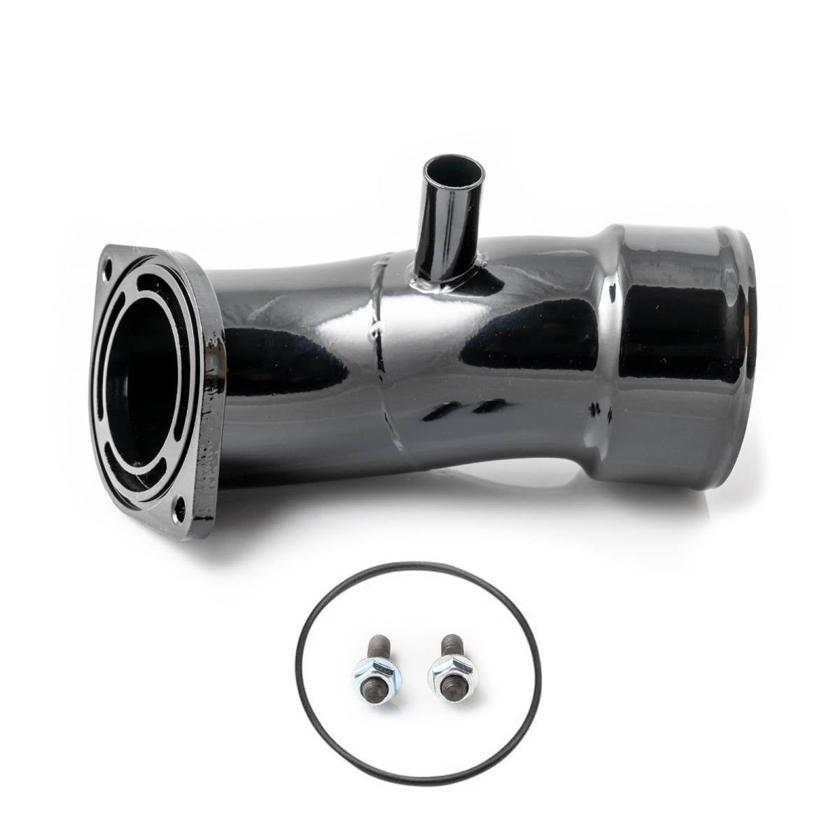 Image of Rudy's 3.5" Black Turbo Intake Horn Kit For 2020-2024 GM 6.6L L5P Duramax Diesel