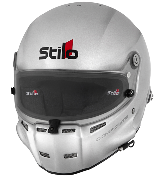 Image of Stilo SA2020 ST5 GT Composite Racing Helmet Silver - Small - DOT/SNELL