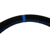 Image of PRP Comp-R Suede Steering Wheel W/ QR 6-Bolt Hub, Blue Stripe For YAMAHA YXZ