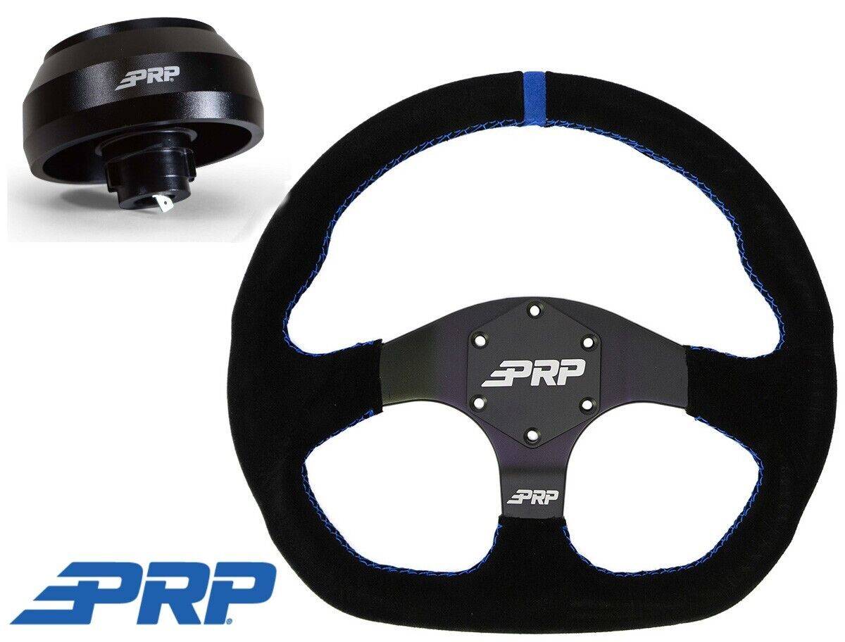 Image of PRP Comp-R Suede Steering Wheel W/ 6-Bolt Hub, For Toyota Tacoma (2005-2021)