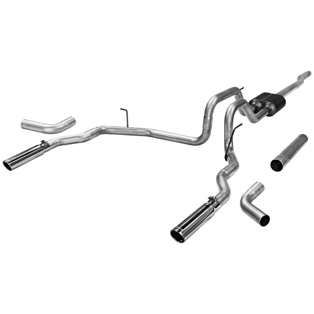Image of Flowmaster American Thunder Cat-Back Exhaust For 04-08 Ford F150/Lincoln Mark LT