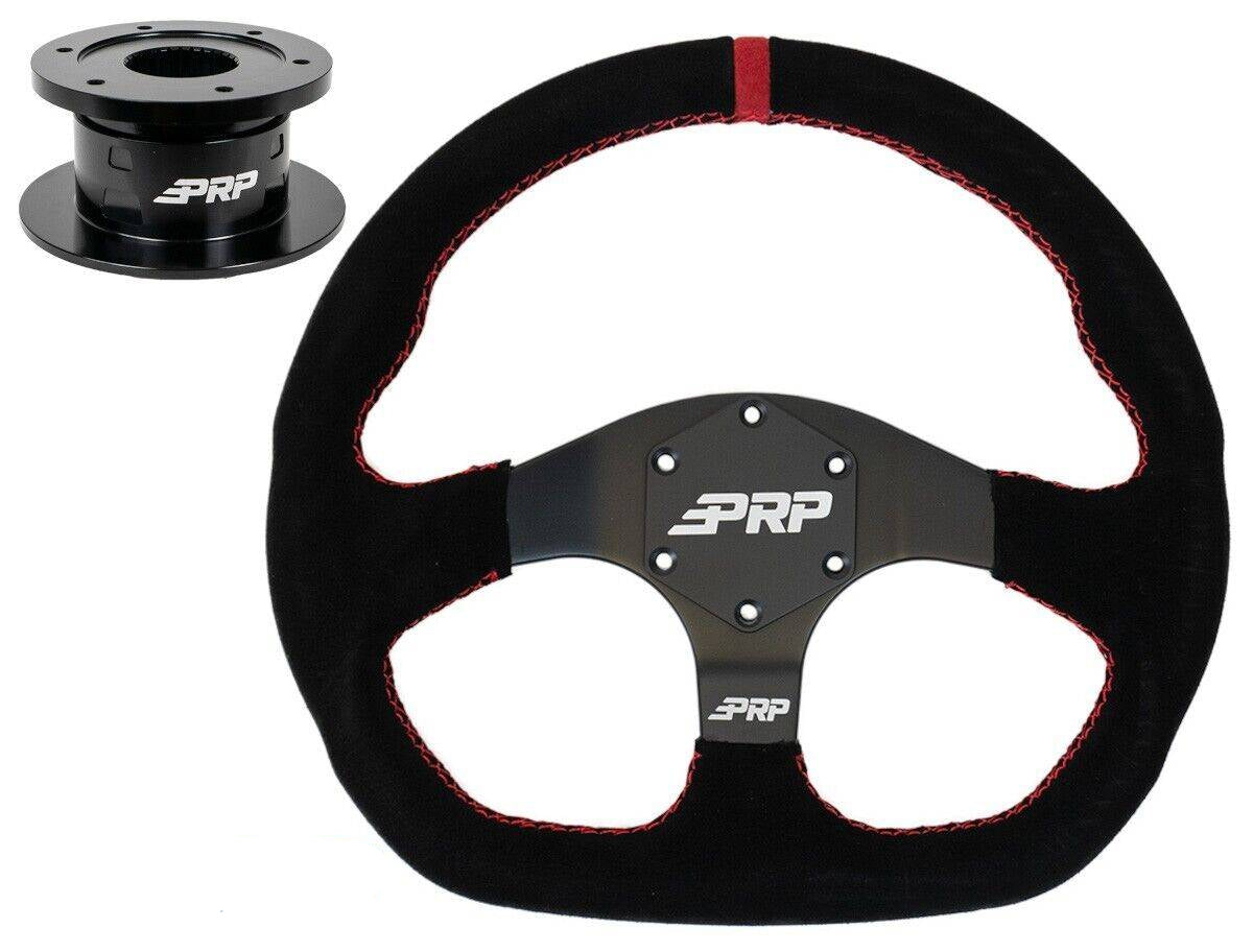 Image of PRP Comp-R Suede Wheel Red Stripe W/ Quick Release Hub For Polaris/Can-Am