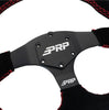 Image of PRP Comp-R Suede Wheel Red Stripe W/ Universal Weld On Quick Release Hub