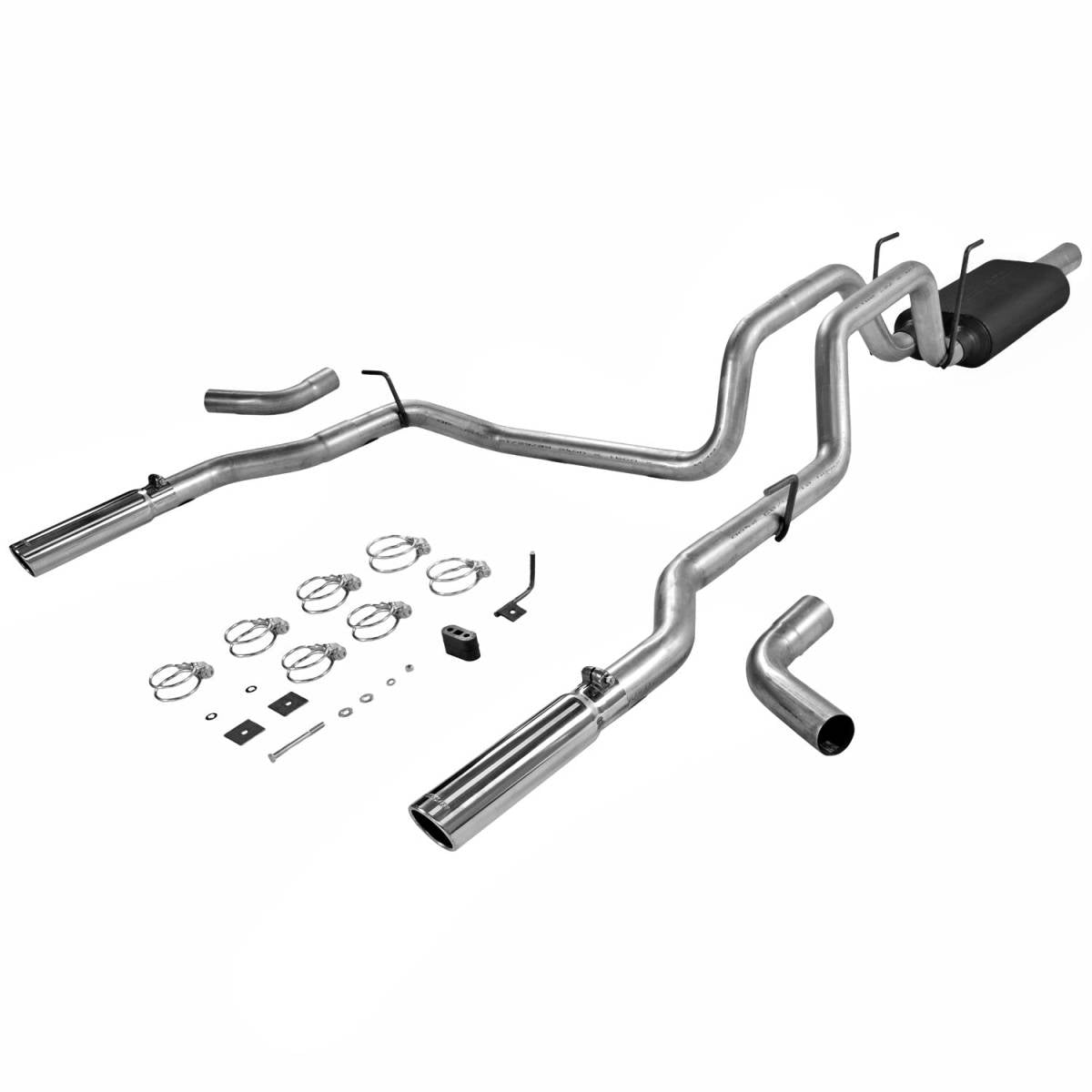 Image of Flowmaster American Thunder Cat-Back Exhaust For 2006-2008 Dodge Ram 1500 4.7L