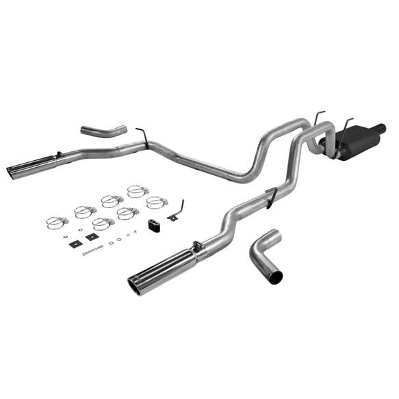 Image of Flowmaster American Thunder Cat-Back Exhaust For 2006-2008 Dodge Ram 1500 4.7L