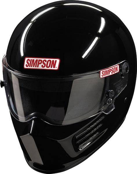 Image of Simpson Racing SA2020 Bandit Auto Racing Helmet - Aerodynamic - XS - Black