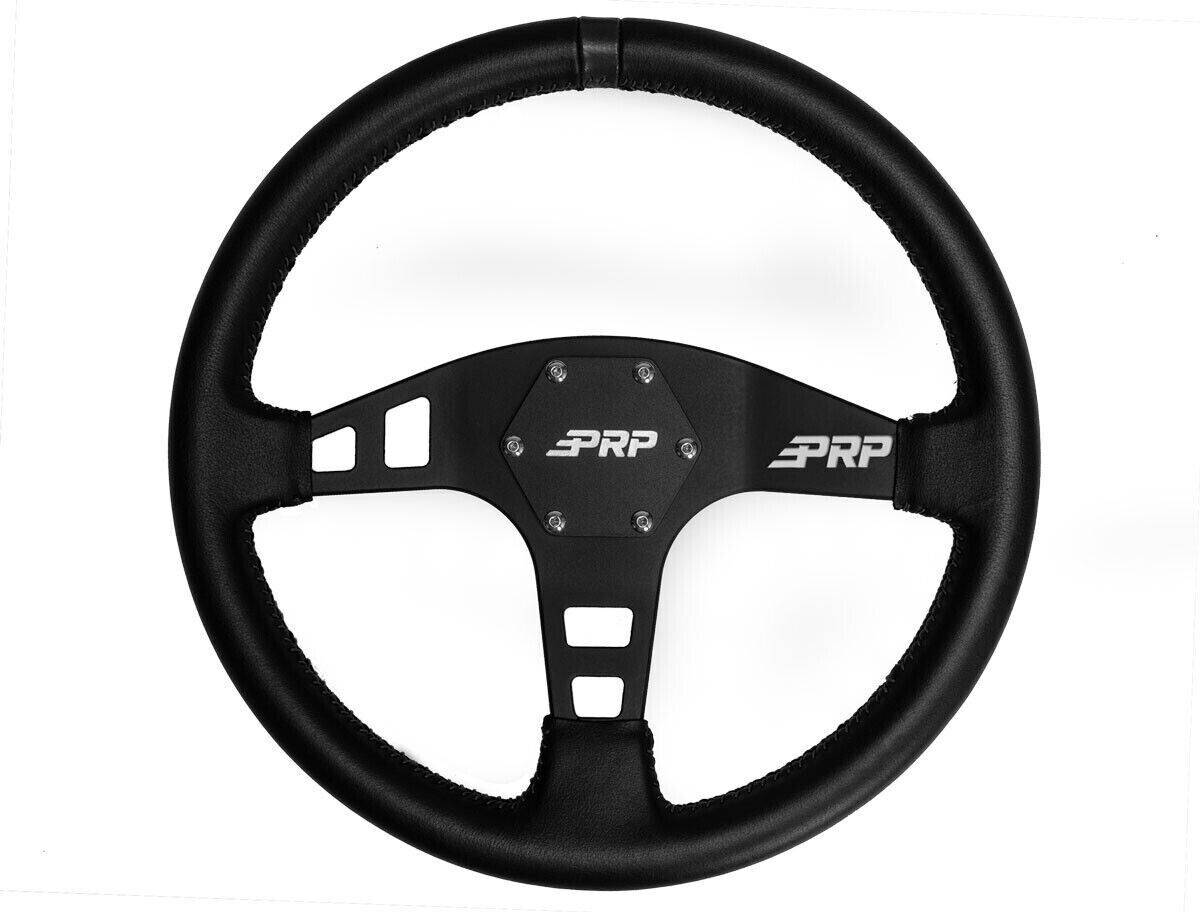 Image of PRP Leather Steering Wheel Black Stripe/6 Bolt Hub For Toyota Tacoma (2005-2021)