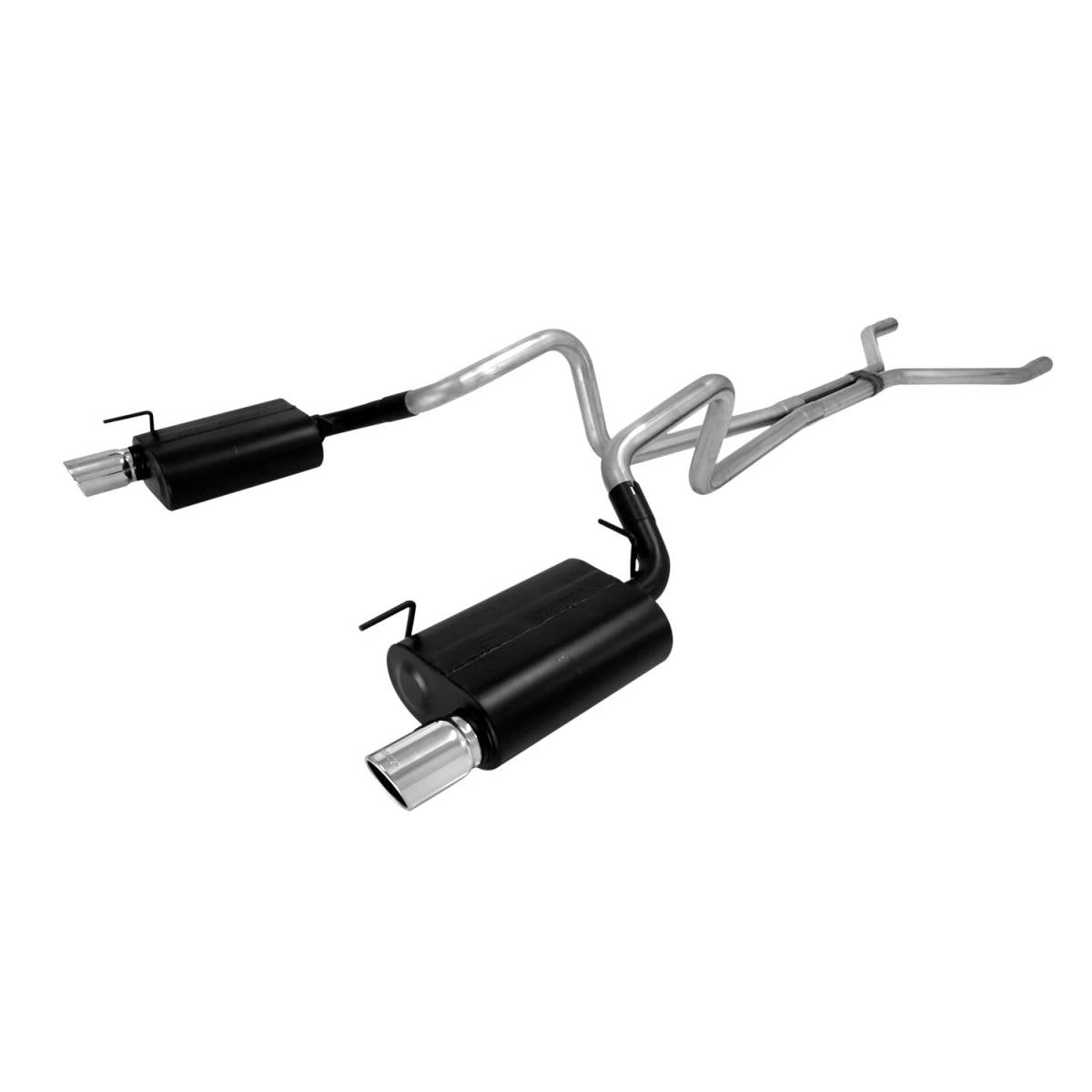 Image of Flowmaster Force II Cat-Back Exhaust System For 2005-2009 Ford Mustang V6
