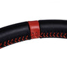 Image of PRP Deep Dish Leather Wheel Red Stripe W/ UTV Hub Adapter For Polaris/Can-Am