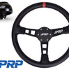 Image of PRP Deep Dish Leather Wheel Red Stripe/6 Bolt Hub for Toyota Tacoma (2005-2021)