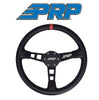 Image of PRP Deep Dish Leather Wheel Red Stripe/6 Bolt Hub for Toyota Tacoma (2005-2021)