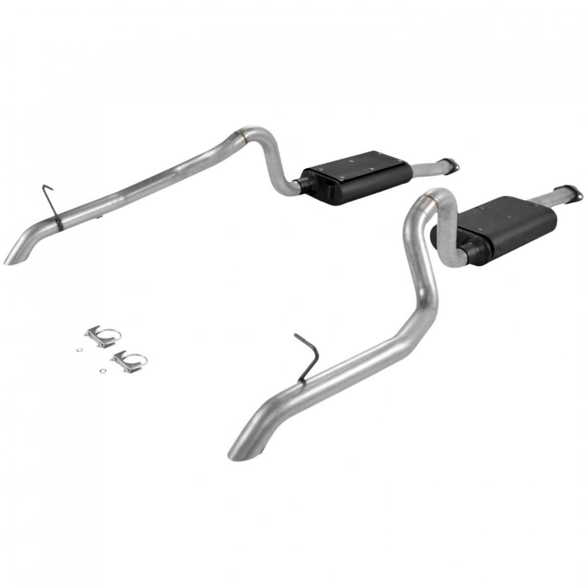 Image of Flowmaster Force II Cat-Back Exhaust System For 1987-1993 Ford Mustang GT 5.0L