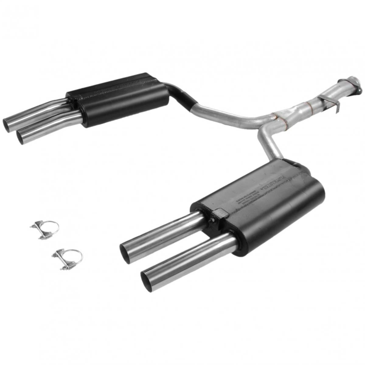 Image of Flowmaster Force II Cat-Back Exhaust System For 1986-1990 Chevrolet Corvette 5.7