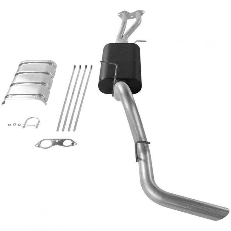 Stainless Steel Cat-Back Exhaust Kit For 96-99 C/K1500 5.7L – W/ Hangers & Bolts