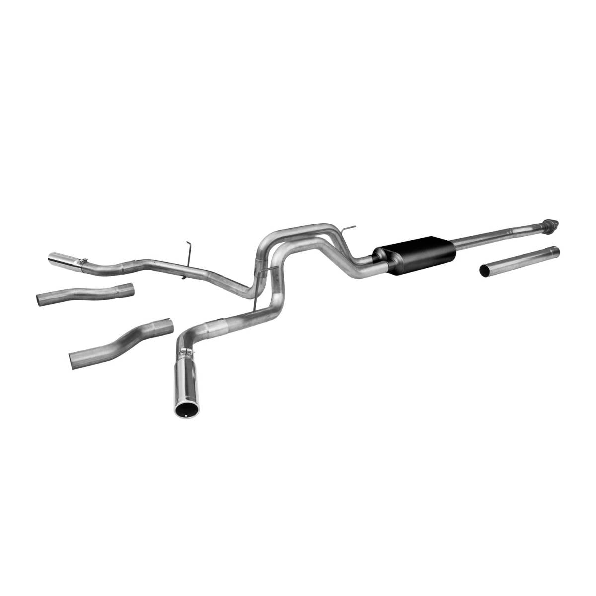 Image of Flowmaster Force II Cat-Back Exhaust System For 09-14 Ford F-150 4.6L/5.0L/5.4L