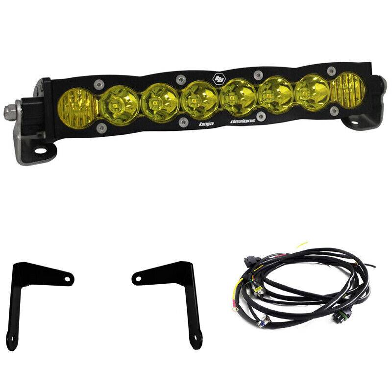 Image of Baja Designs S8 10" Driving/Combo Amber LED Light Bar Kit Can-Am Maverick X3